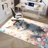 Cute Kitten Theme Chair Mat Office Carpet: Oversized Rug for Home Decor, Sofa Cover, Gift Idea, Suitable for Bedroom, Living Room, and Various Rooms