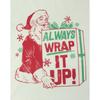 Junk Food Mens Always Wrap It Up Santa Claus T-Shirt