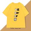Funny Black Cat T-shirt Women Street T Shirt Fashion Casual Clothing Crewneck Breathable Tshirt Graphic Tees