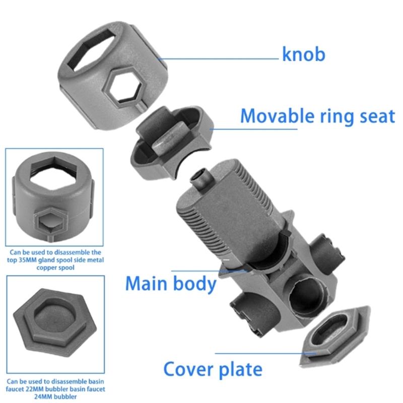 Professional Multifunctional Wrench Portable Accessory Convenient for Comprehensive Plumbing Solution Daily Casual Use