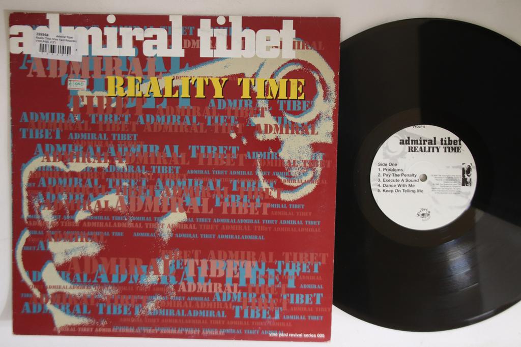 LP Record ADMIRAL TIBET - Reality Time VYDLP005 Vine Yard Recor 1995 UK Reggae, Ska & Dub Used