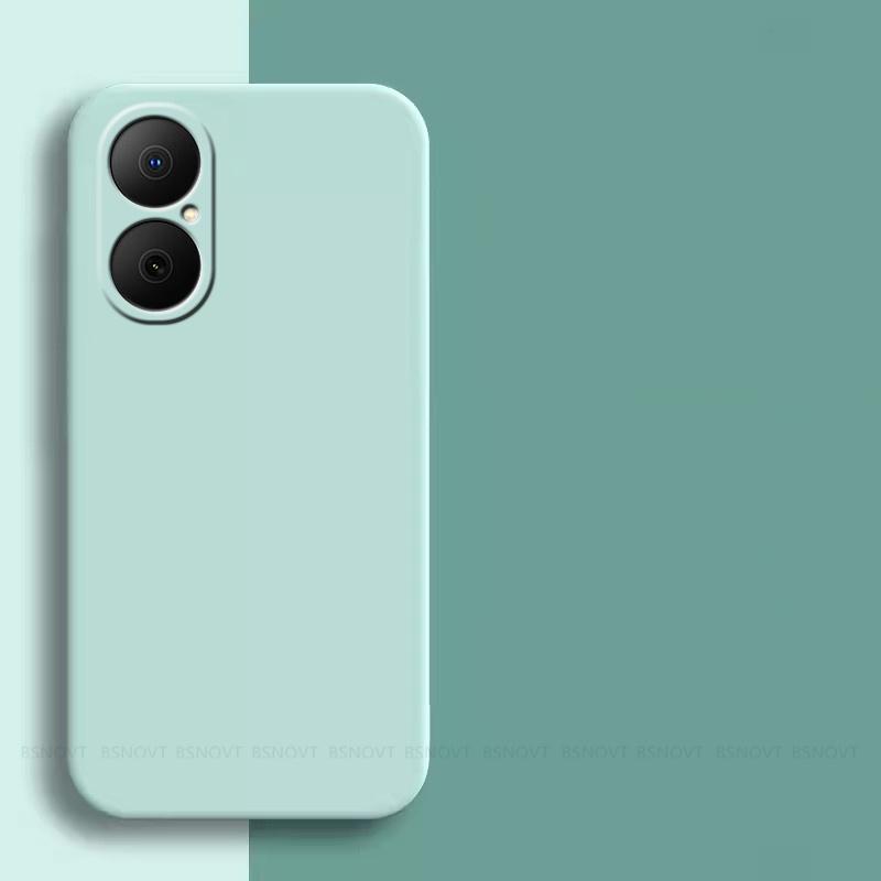 

Для Huawei Nova Y73 Чехол Крышка Huawei Nova Y73 Capas Противоударный Бампер для Телефона ТПУ Оригинальный Жидкий Силикон Fundas Huawei Nova Y73 Huawei Nova Y73 светло-зеленый