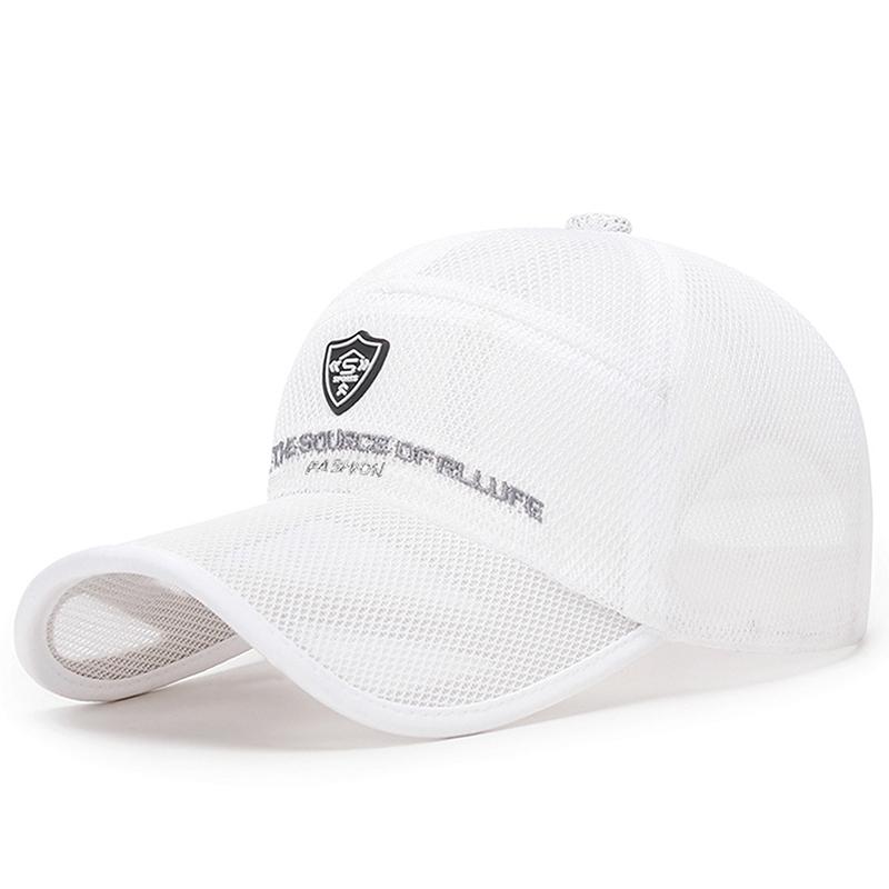 

Summer Full Mesh Quick Drying Baseball Cap Breathable Net Sunhat Men Women Outdoor Anti-Uv Tennis Golf Hiking Sports Cap Visors Adjustable