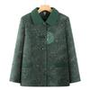 Autumn Lapel Cardigan for Middle-Aged & Elderly Women - Stylish Grandma Jacket for Spring & Autumn