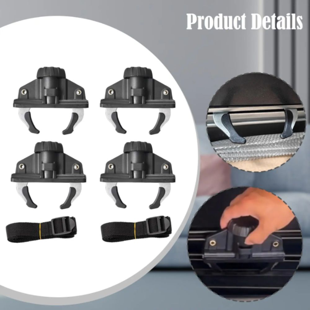 Adjustable Roof Box Clip Quick Mount Roof Rack Clamp Holder Luggage Carrier Clip  Car Roof Box