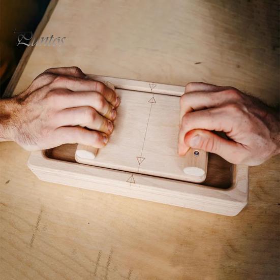 Finger Strength Trainer Wooden Grip Strengthener Pinch Block Hand Grip Climbing Power Finger Exercise Equipment for Home Gym Climbing Athletes