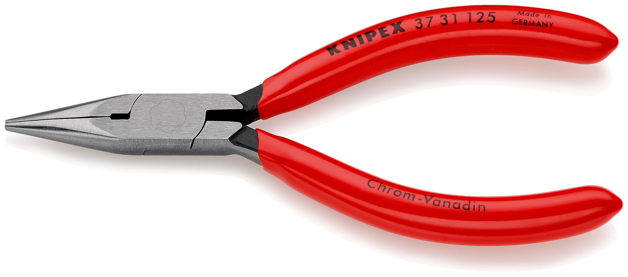 

KNIPEX Adjusting Pliers, 125mm Length, 3731-125SB, Ideal for Assembly of Precision Machinery, Including Watchmaking