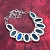Blue Flash Labradorite Necklace 925 Sterling Silver Jewelry, Handmade Adjustable Chain Necklace Gemstone Jewelry, Gifts For Wife Brand New Necklace