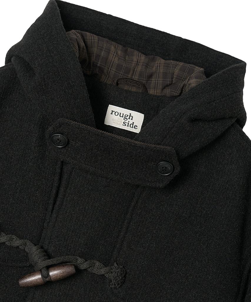 Roughside Duffle Coat Ash Black