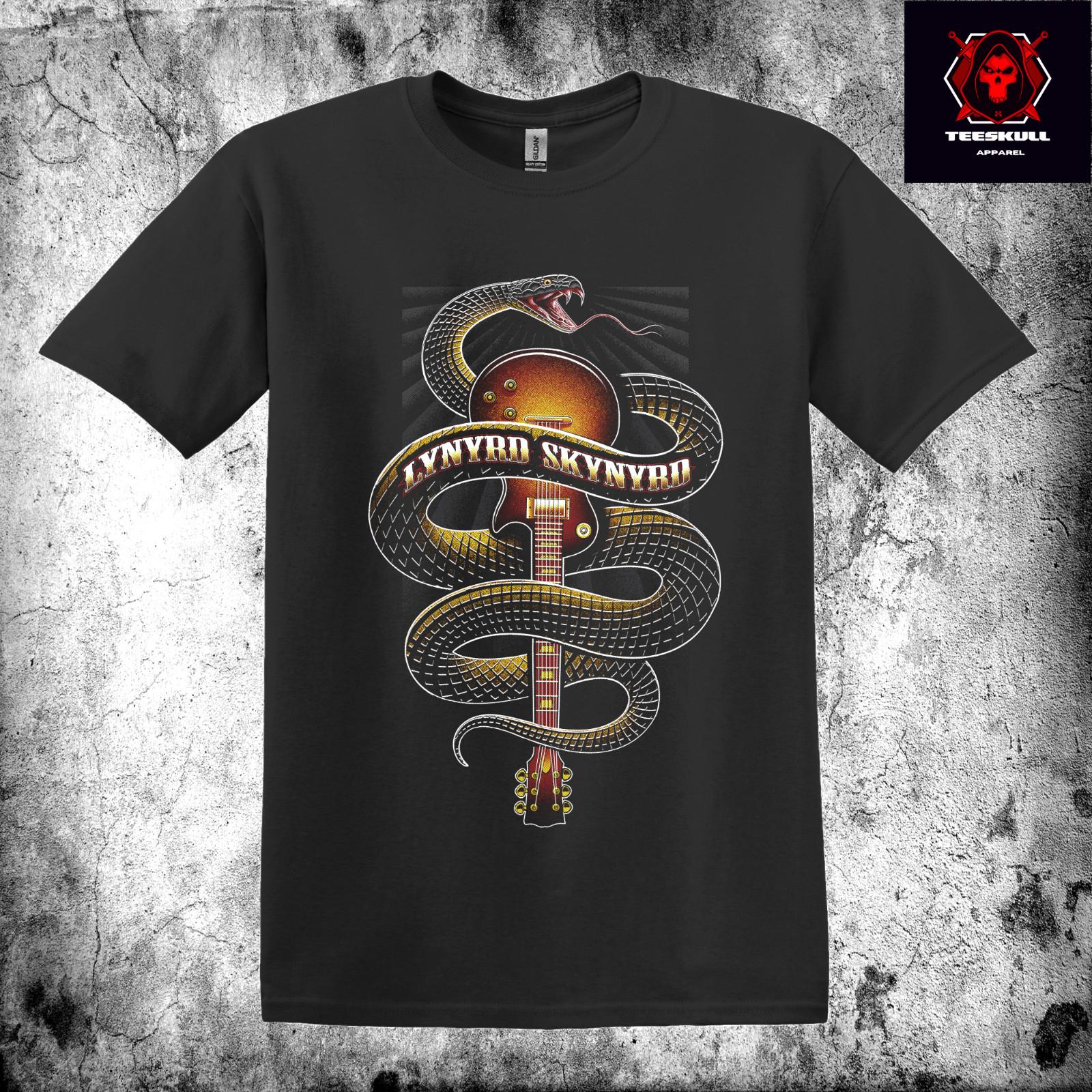 26 Lynyrd Skynyrd Heavy Metal Rock Band Halftone Print Unisex T-SHIRT S-3XL Unisex T-Shirt M