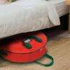Oxford Cloth Garlands Storage Bag Red Holiday Wreath Storage Container Wreath Storage Bag  for Home
