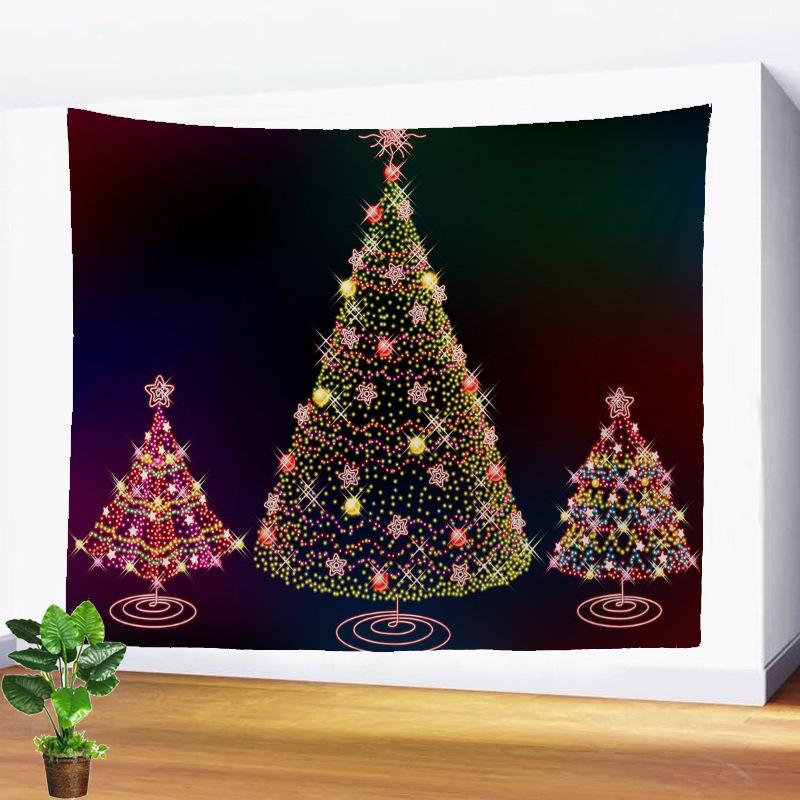 

Скандинавский подвесной тканевый декоративный гобелен, пляжное полотенце, гобелен в рождественском стиле с принтом, одеяло 100x75cm