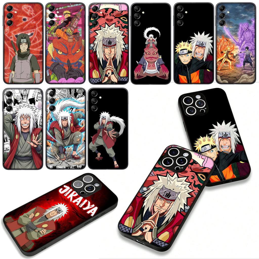 for Samsung Galaxy A25 A37 A57 A12 A14 A41 A50 A51 A70 A71 A72 A21S A04 M15 Note 20 9 8 10 Case Jiraiya Narutos Sasuke Uchiha