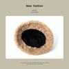 Imitation Rabbit Fur Big Head Circumference Bucket Hat Autumn and Winter Plush Versatile Show Small Face Warm Thickened Fashion Basin Hat