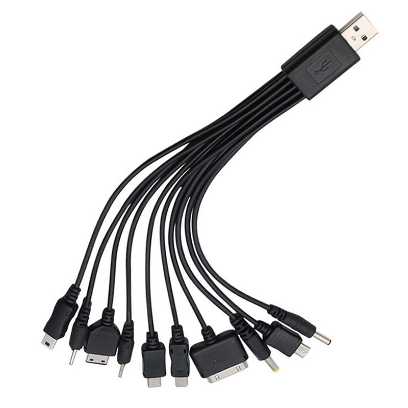 Universal Usb To Multi Plug Cell Phone Charger Cable 10 To 1 Usb Cable For Phone Charger Cable