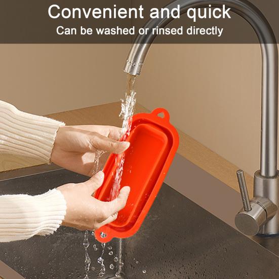 

2 шт. силиконовые вкладыши для жироуловителей Blackstone, многоразовые вкладыши для жироуловителей, вкладыш для гриля, поддон для жира, прочные поддоны для капель, легко очищаемая сковорода оранжевый