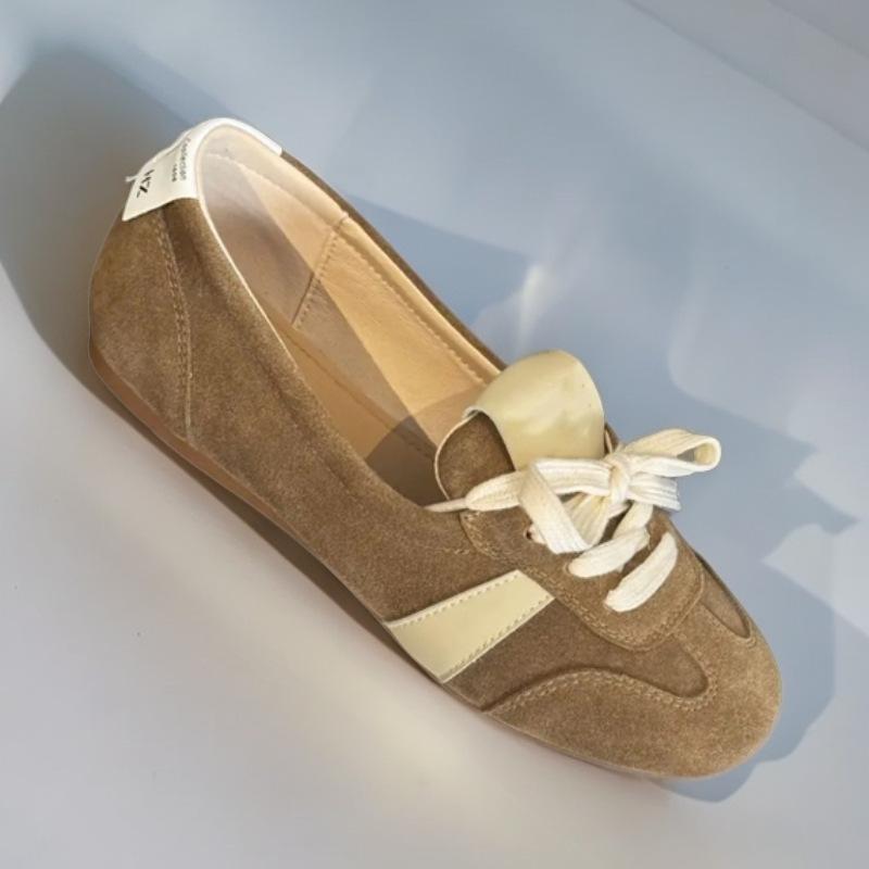 

Мода Мода Универсальная Женская Обувь Весна Новые Балетки Мягкая Подошва Мелкий Вырез Женский Кроссовок Простая Противоскользящая Женская Повседневная Обувь 40 хаки