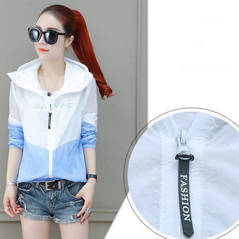 Summer Women's UV Protection Sunscreen Jacket Korean Style All-match Thin Loose Sunscreen Clothing