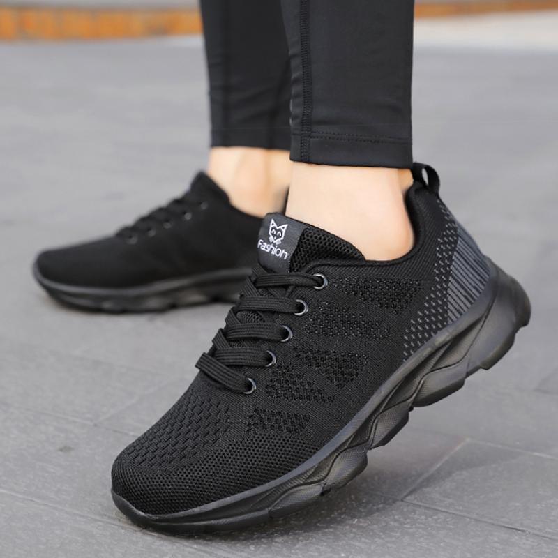 Medium-aged Soft-soled Shoes, Spring Women's Mesh Breathable Sneakers