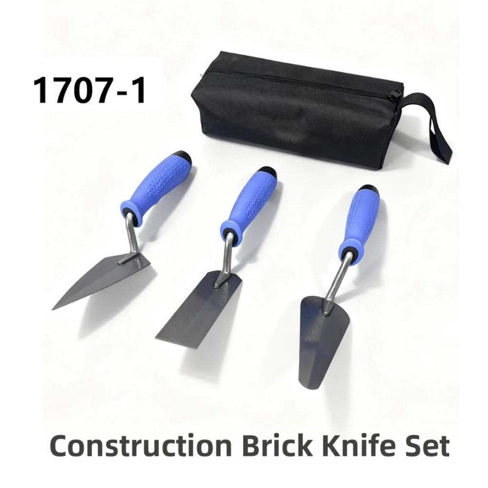 3Pcs Ergonomic Plastering Knifes Set For Effortless Garden Renovation Mixed Art Oil Painting Scraper Set Hand Tool