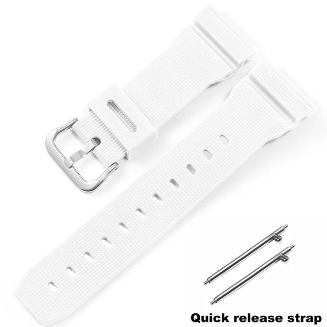 Prémiový gumový řemínek k hodinkám Pro Casio G-Shock GM2100 GA2100 DW5600GM GA 2100 DW6900 silikonové řemínky doplňky 16mm