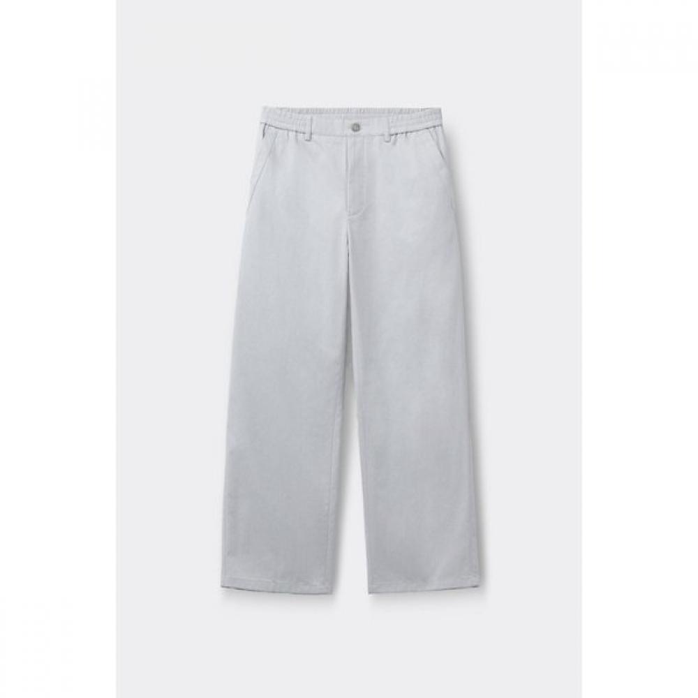 CuStomellow Men S Grey Dyed Cotton pantS C9pam26121gyl