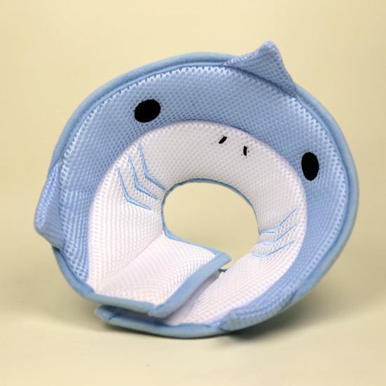 Kočičí kuželový obojek Pohodlný Zabraňuje kousání Lízání Nastavitelný Prodyšný Kočičí obojek pro