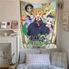 Miss Kobayashi Dragon Maid Classic Anime Printed Large Wall Tapestry Hanging Tarot Hippie Wall Rugs Dorm Home Decor
