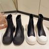 Fashion 2025 New Designer Ankle Boots Women Autumn Winter Fashion Slip-on Zipper Sports Boots Platform Thick Heel Ladies Short Booties