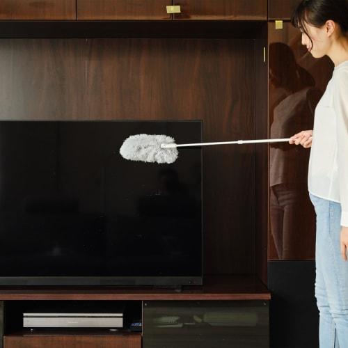 Yamazaki Sangyo Wiper Mop Handheld Duster Cleaner for Removing, Preventing, Reducing, and Suppressing Dust, Static Electricity, and Pollen. Retractabl