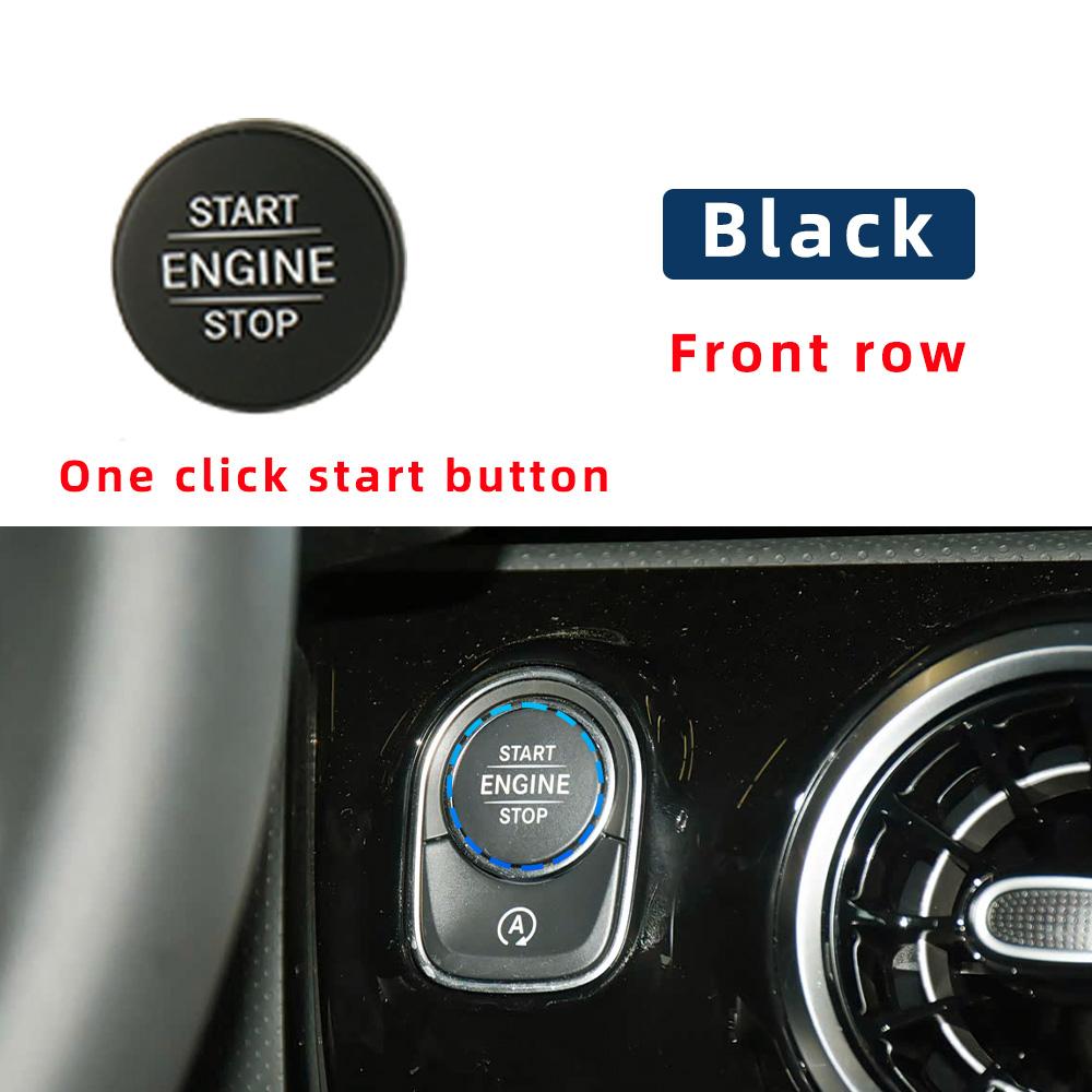 1779051001 Car one click start stop switch button ring decorative sticker For Benz A B CLA Class Jetta W177 W247 W118 W907 W910