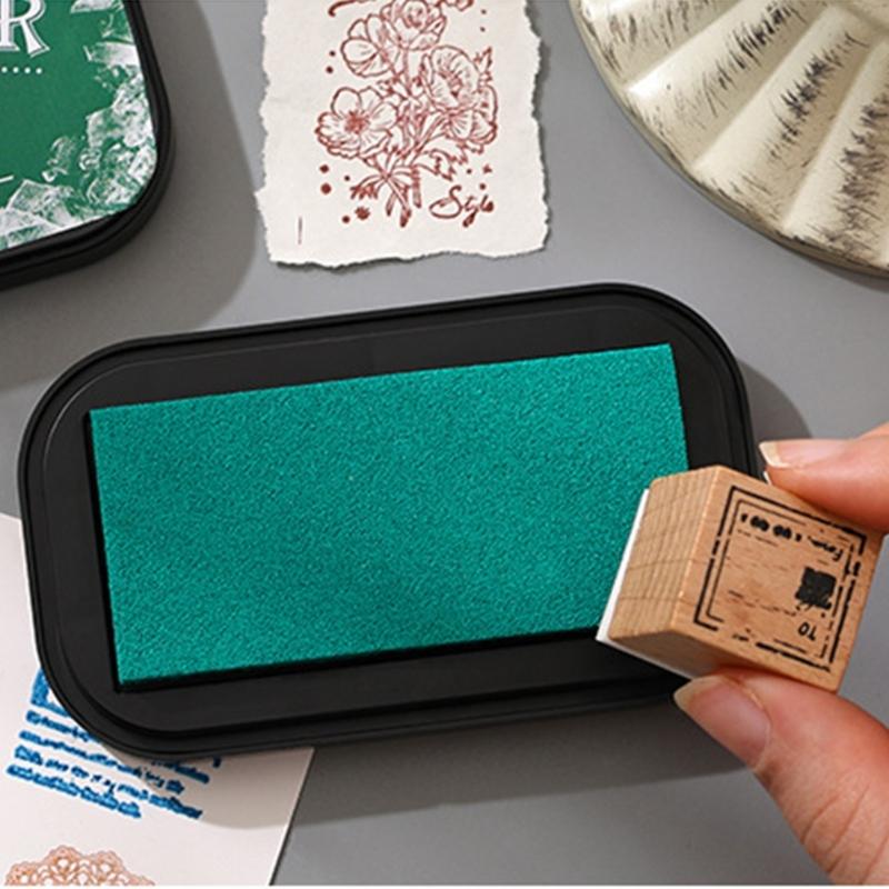 Quick-Drying Ink Pad Scrapbooking Ink Pad Retro Color Ink Pad Water Based Ink Pad for Projects