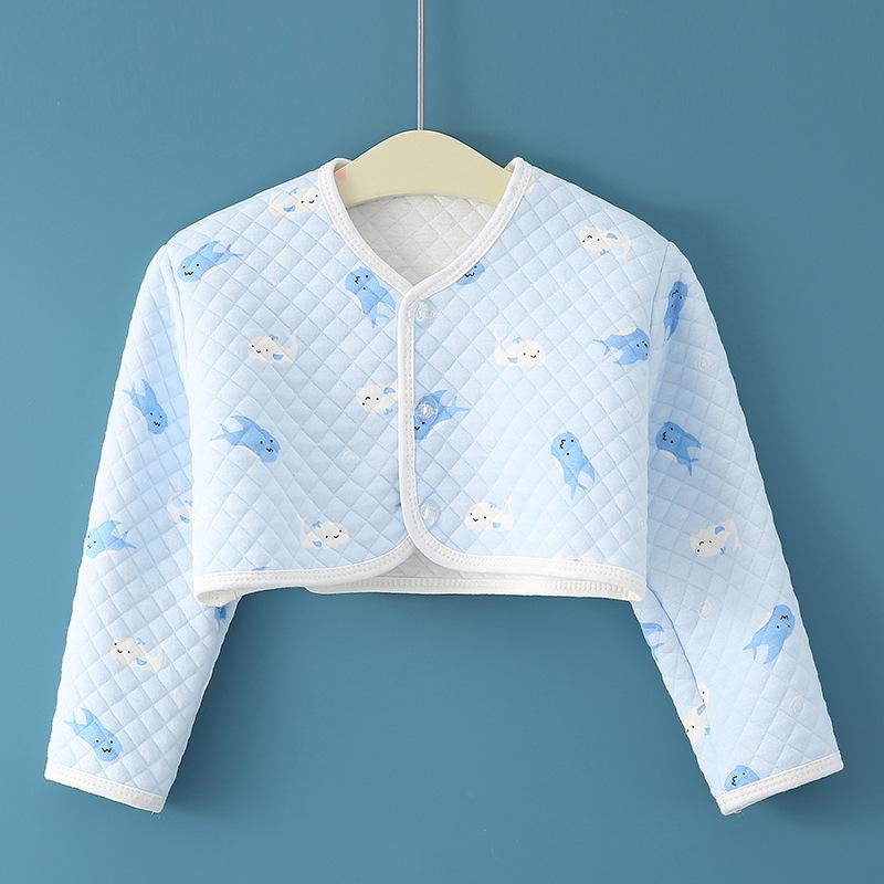 Baby Shoulder Guard: Warm Velvet Arm & Waistcoat for Autumn/Winter