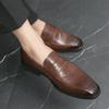 Fashion Formal Business Loafers for Men Slip-On Casual Dress Shoes Fashion Driving Moccasins Gentlmen Ripe-young Luxury Free Shipping