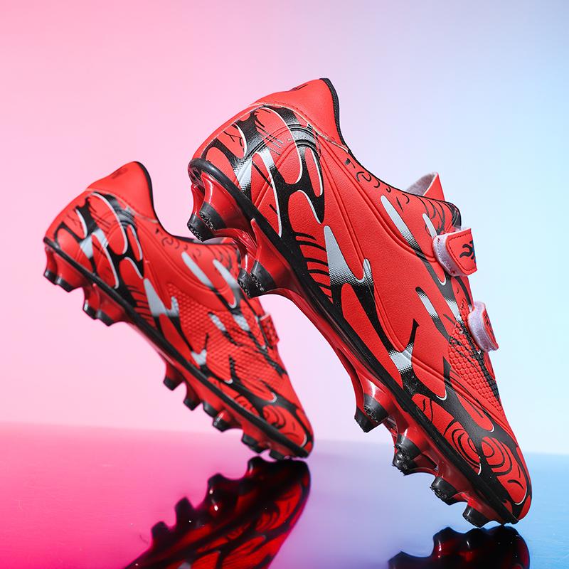 Scarpe da Calcio da Ragazzo Suola Morbida in Gomma Scarpe da Calcio da Allenamento Professionali per Erba Sintetica per Ragazze