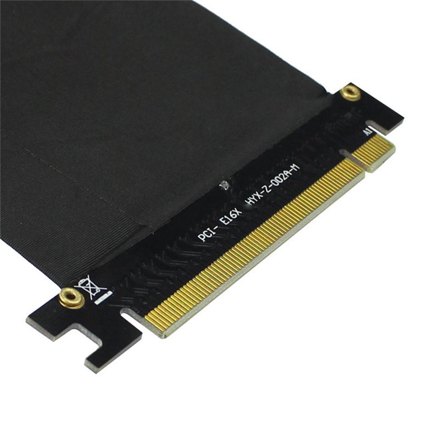 20cm PCI-E x16 3.0 Extender Riser Cable Vertical 90Degree Connector For VGA Card