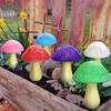 Solar Crackle Waterproof High Brightness Outdoor Mushroom Lamp for Courtyard and Lawn Decoration