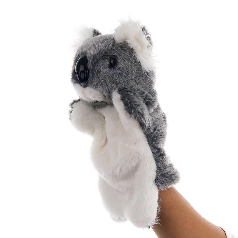 Tier Handpuppe Katze Puppen Plüsch Handpuppe Frühe Bildung Lernspielzeug Kinder Marionetten Puppen zum Geschichtenerzählen