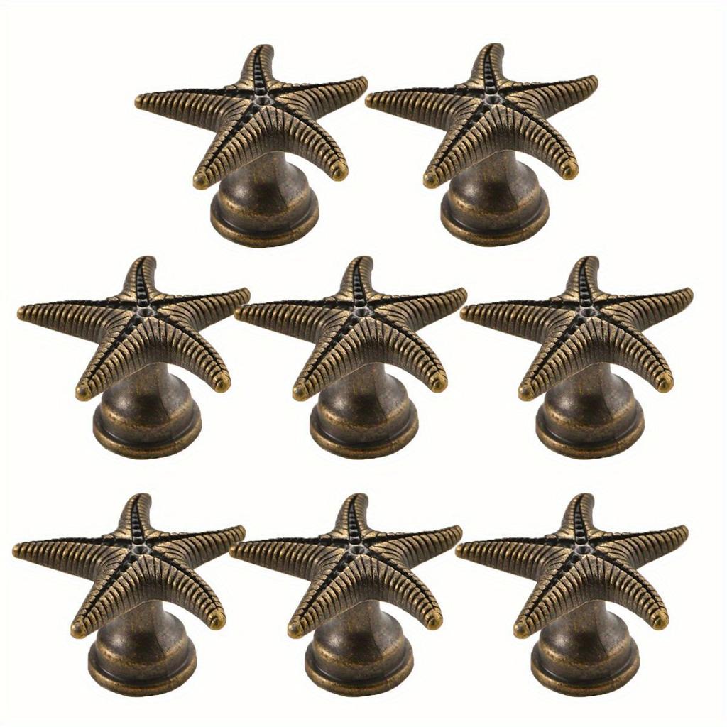 8 stk Retro Insektform Bi Skuffeknotter Håndtak For Kommode Skuffetrekk, Hjem Skap Garderobe Håndtak