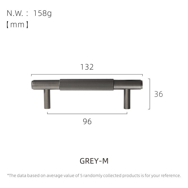 Dooroom Brass Stripe Furniture Handles Modern Brass Grey Wardrobe Dresser Cupboard Cabinet Drawer Shoe Box Wine Bar Pulls Knobs