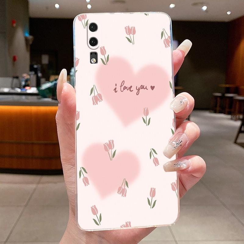 Phone Case For Huawei P20 / P20 Plus / P20 Pro Fundas Coque Butterfly Bow Protective Casing Transparent Soft Silicone TPU Cover