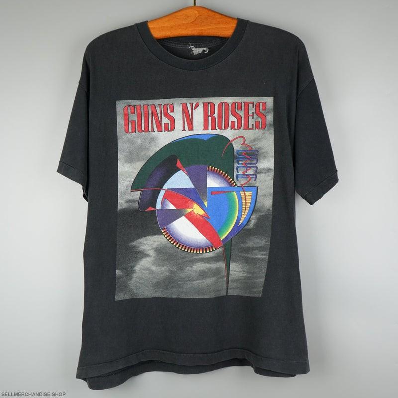 Guns N Roses rock band unisex cotton black t-shirt QT7236 S
