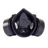 Gasmaske mit zwei Filtern und Schutzbrille für Malerei, Chemikalien, Feuerwehr, Staubschutz, Renovierung und Schleifen