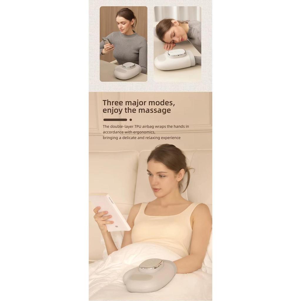 Portable Air Compression Hand Massager - 3-Mode Electric Palm and Wrist Relaxation Machine