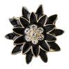 Flower Scarf Ring Rhinestone Scarf Clip Ring Elegant Butterfly Scarf Holder Slide Ring for Women Neckerchiefs Silk Scarves Shirts Shawls