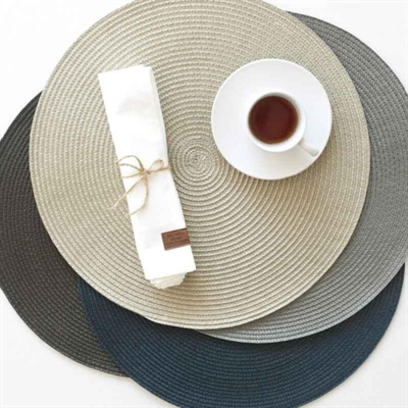 Plating Table Mat Round gray