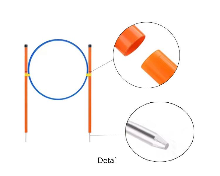 Dog Agility Training Set: Jumping Rings, Poles & Weaving Equipment