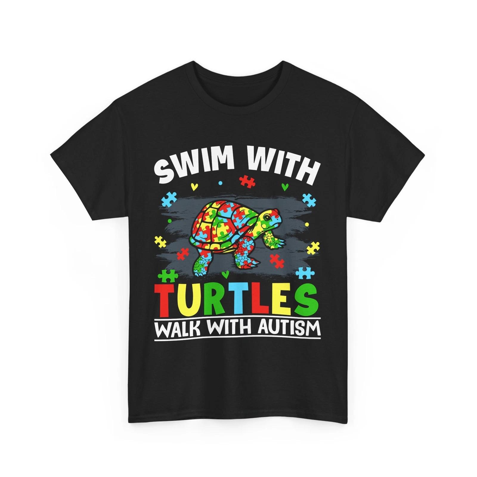 Slow but Strong T-Shirt | Fun & Trendy Turtle-Inspired Tee - Autism Turtle 3XL