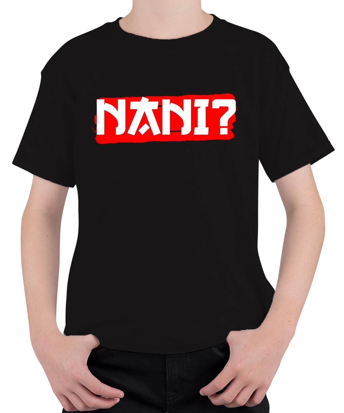 NANI? Anime Otaku Manga Fan Japan Meme Reaktion Popkultur Retro Unisex Kinder T- XXXXL