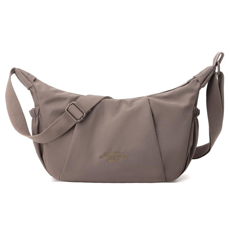 New Women's Messenger Bag Women's Multi-layer Croissant Bag Casual Anti-splashing Shoulder Bag